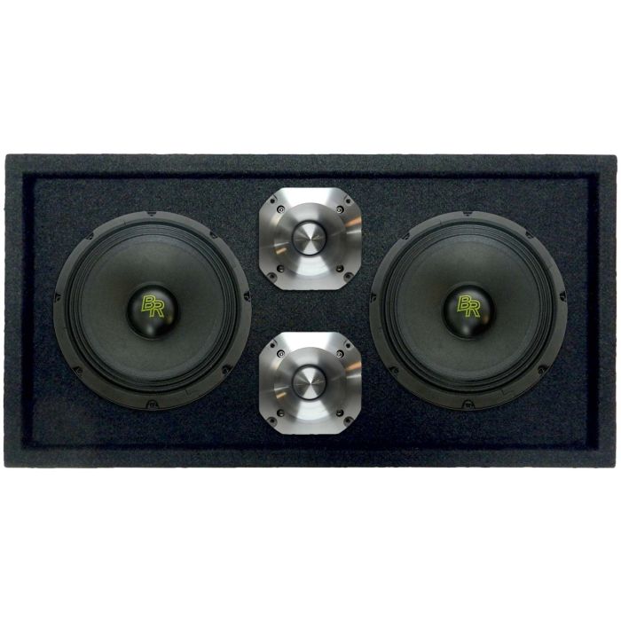 Loaded 1200W Speaker Pod Box: 2 x 8