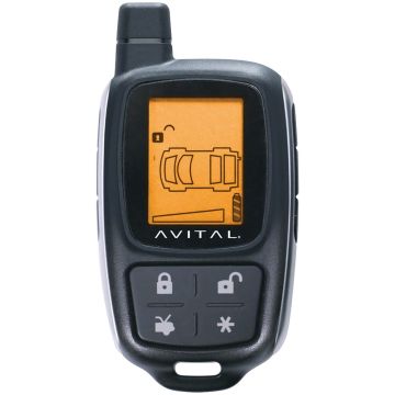 Avital 7345L LCD 2-Way 4-Button Replacement Ask Transmitter