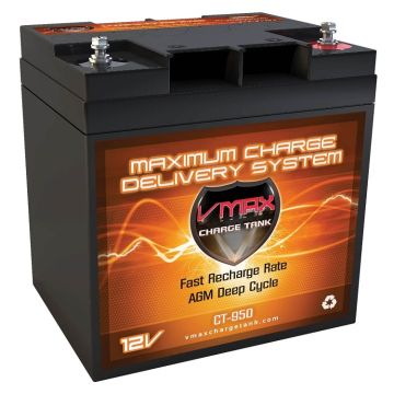 VMAX CT-950 950Wrms/1900Wmax AGM Audio System Charge 30AH Charge Tank Marine 12V