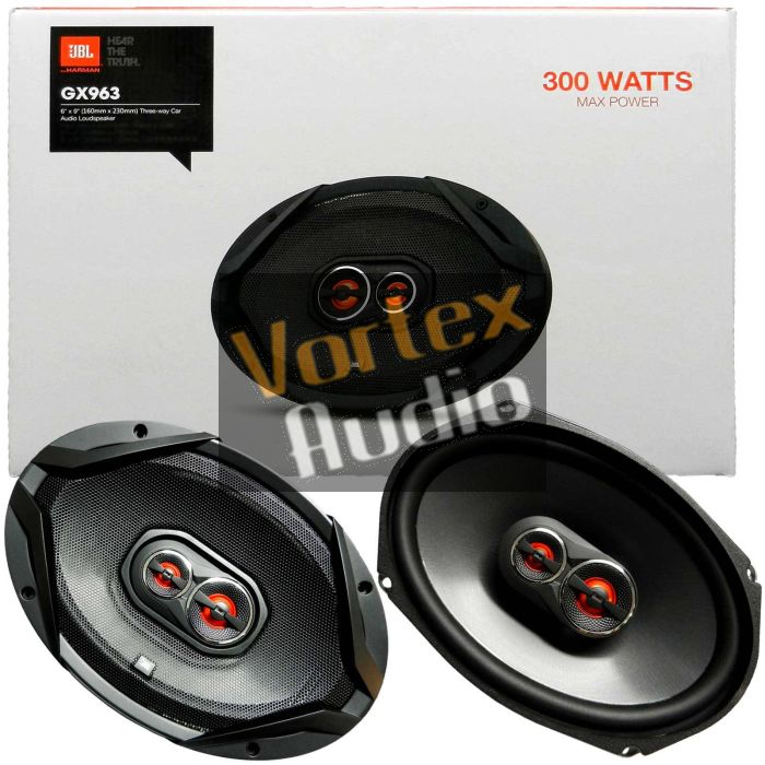 JBL GX963 Pair of 300W 3-Way GX Series Car Speakers